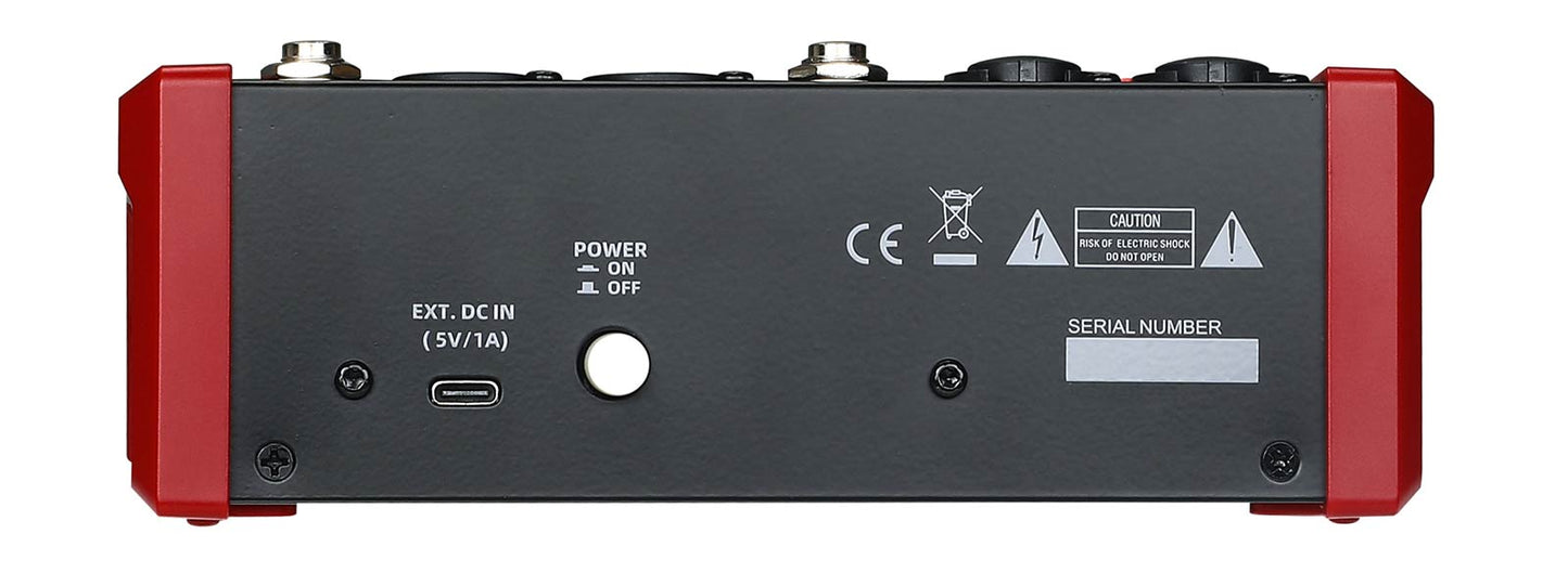 EL172632 E-Lektron A28-DSP Live Mischpult 2-Kanal + Stereo AUX/BT USB-Interface