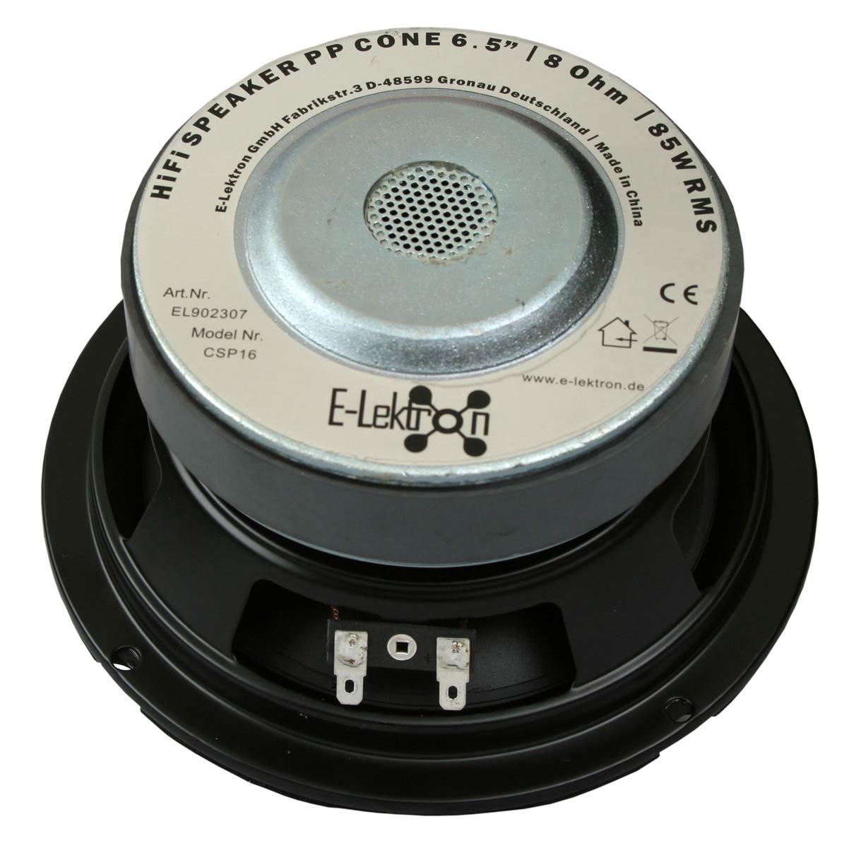 EL903207 E-Lektron CSP16 HiFi Chassis Lautsprecher 8 Ohm / 16cm / 85W