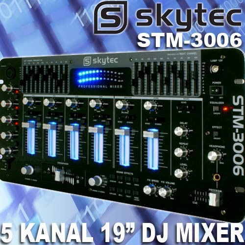 BB172724 DJ Mischpult 5-Kanal Skytec STM-3006 - B-WARE