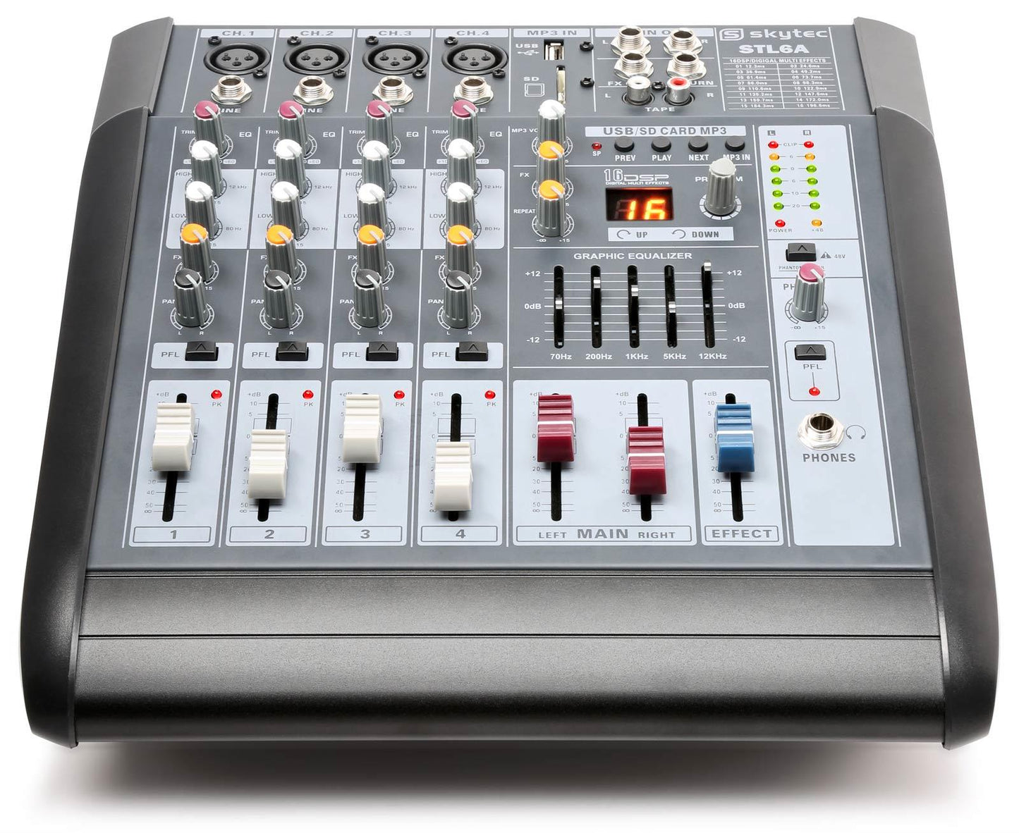 EL172572 Skytec STL6A Live PA Power Mixer
