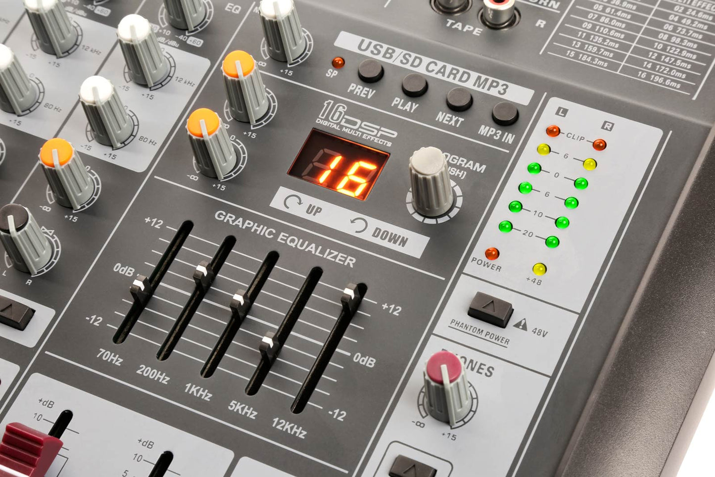 EL172572 Skytec STL6A Live PA Power Mixer