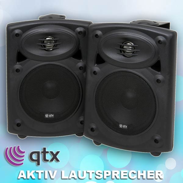 EL178200 qtx QR5AB stereo Aktivlautsprecher System