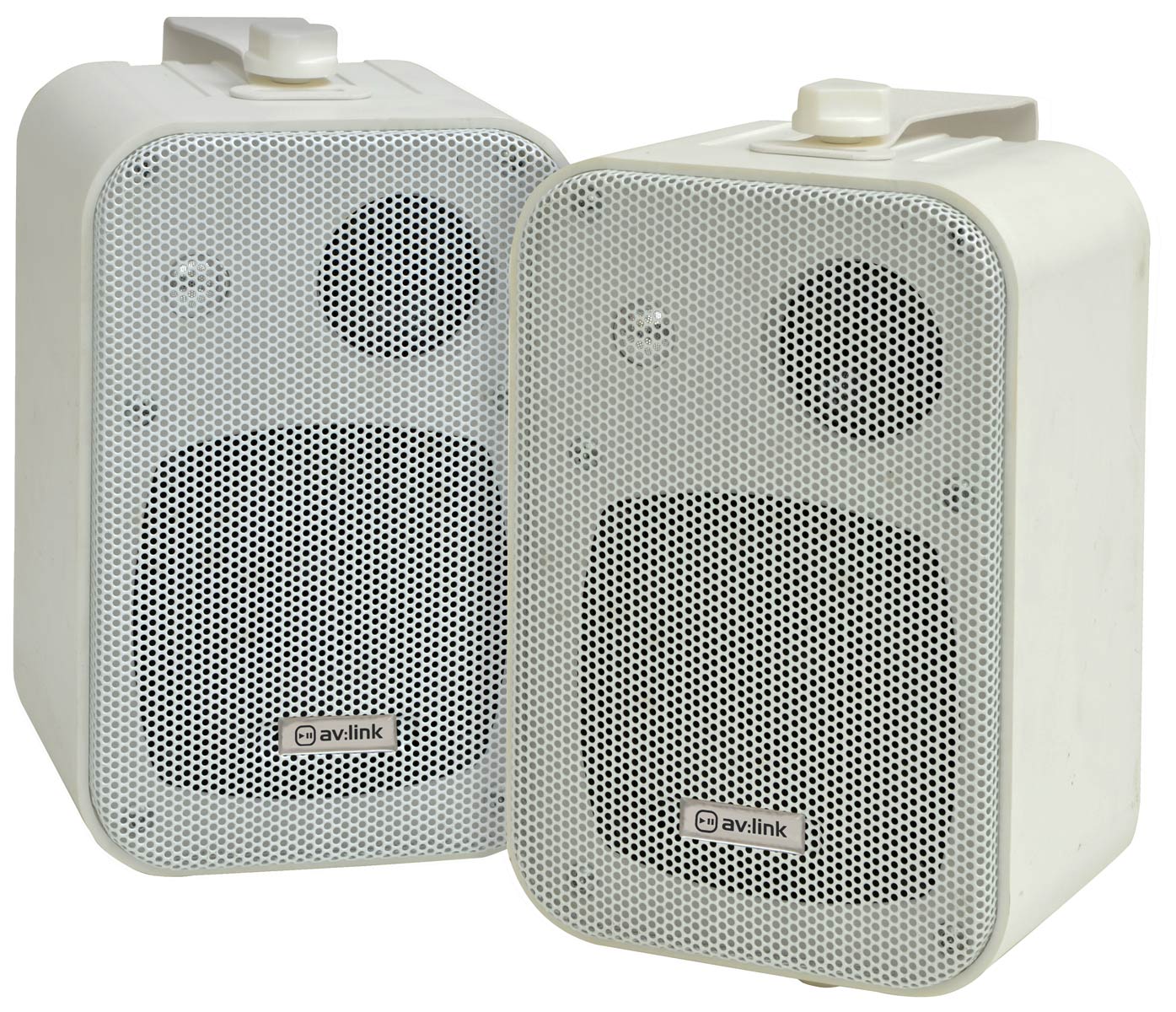 EL100006 av:link B30-W Kompakt stereo Lautsprecherpaar Weiß