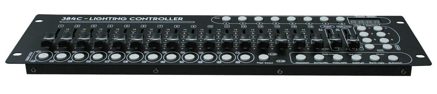 EL154069 E-Lektron C-384C DMX Controller Lichtsteuerpult 24x16 Kanal