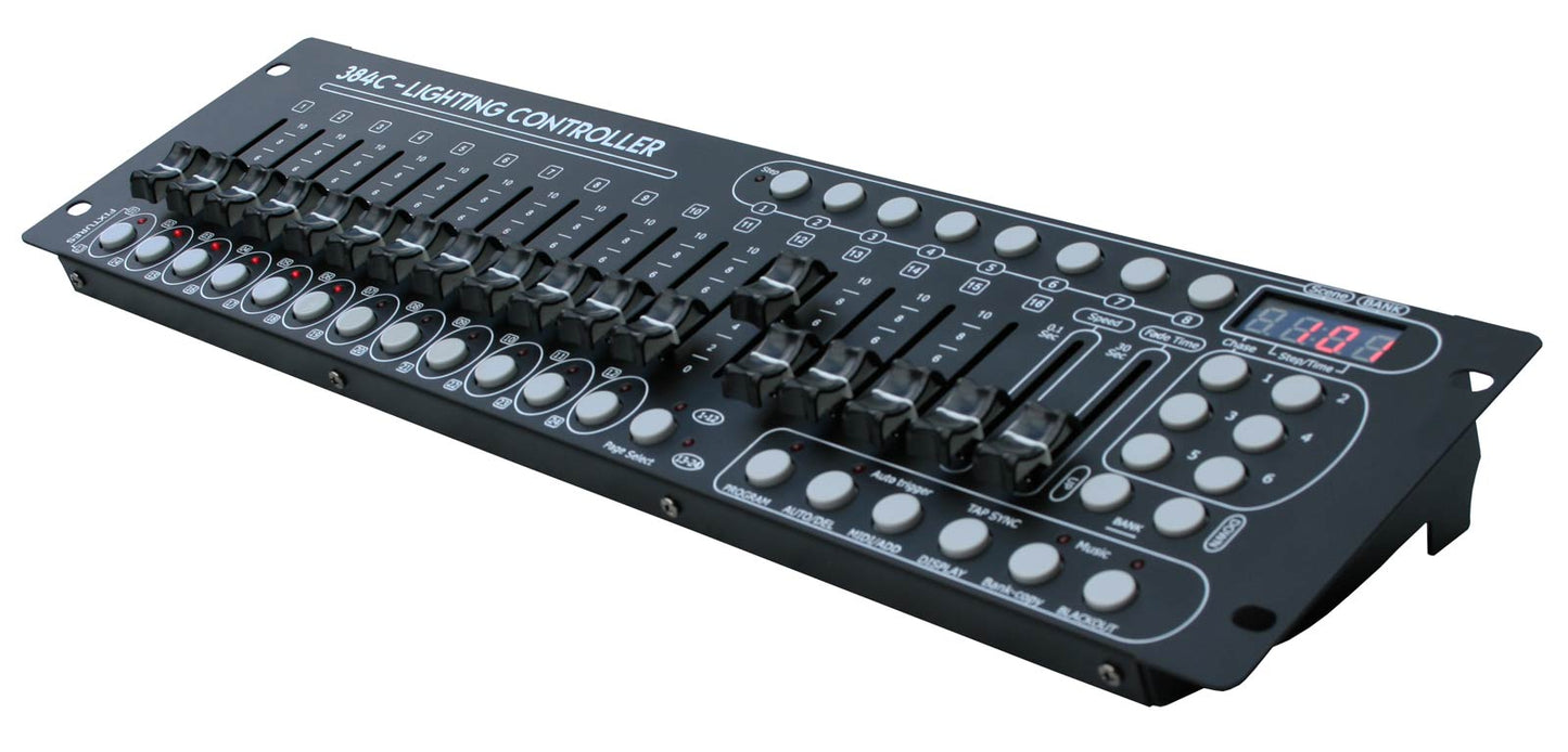 EL154069 E-Lektron C-384C DMX Controller Lichtsteuerpult 24x16 Kanal