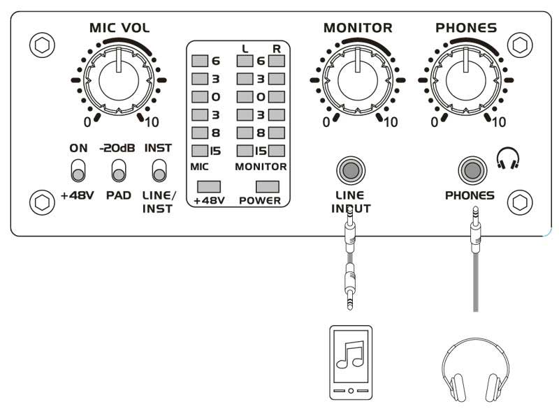 EL172594 E-Lektron EL222T USB Audio Interface