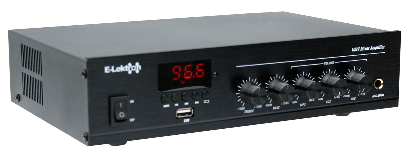 EL952078 E-Lektron PA-TRON45 100V ELA Misch-Verstärker 45W