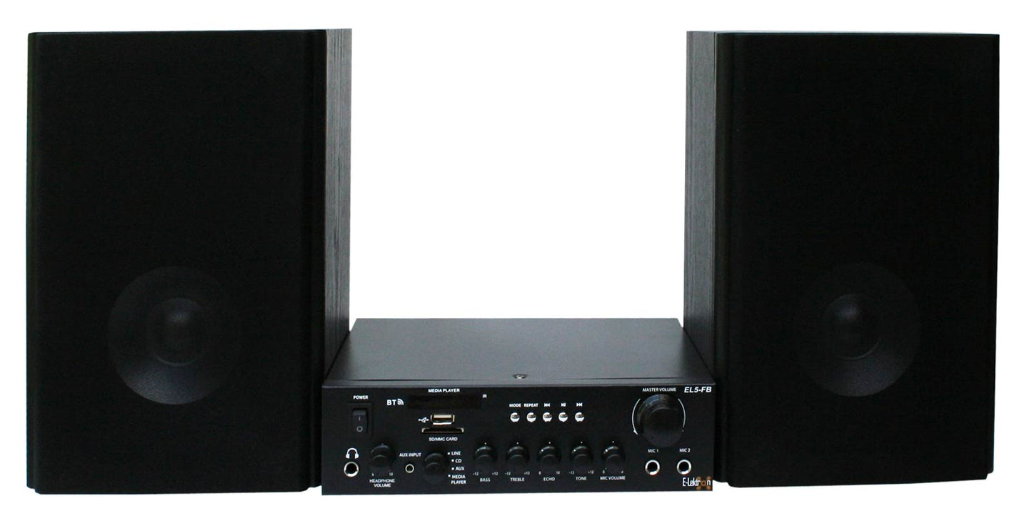 EL103401 E-Lektron EL5-FB HiFi Verstärker inkl. Lautsprecher