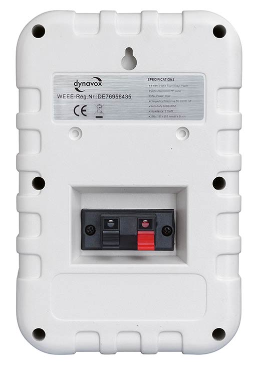 EL100010 Dynavox LS-5L3 mini stereo Lautsprecher Paar Weiß