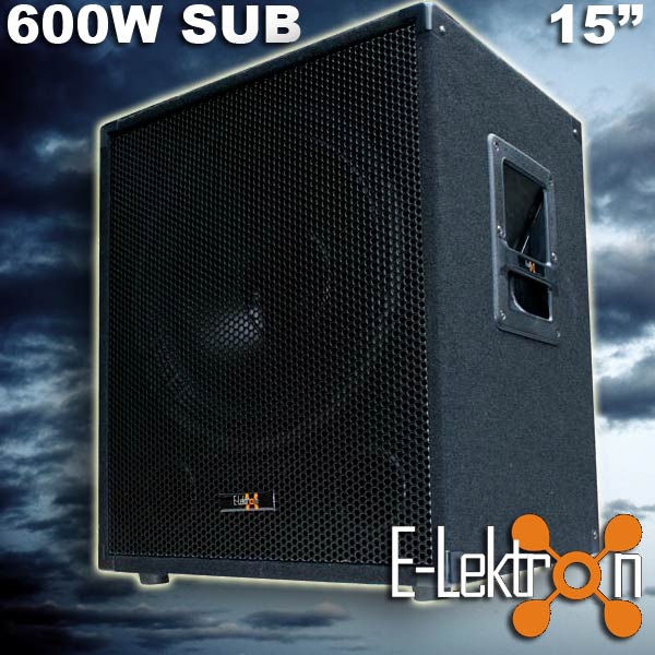 BB179750 E-Lektron SUB-P38 PA Subwoofer 38cm B-WARE