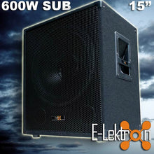 BB179750 E-Lektron SUB-P38 PA Subwoofer 38cm B-WARE
