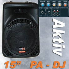 BB715800 DJ PA Aktiv Lautsprecher 38cm 15800MA - B-Ware