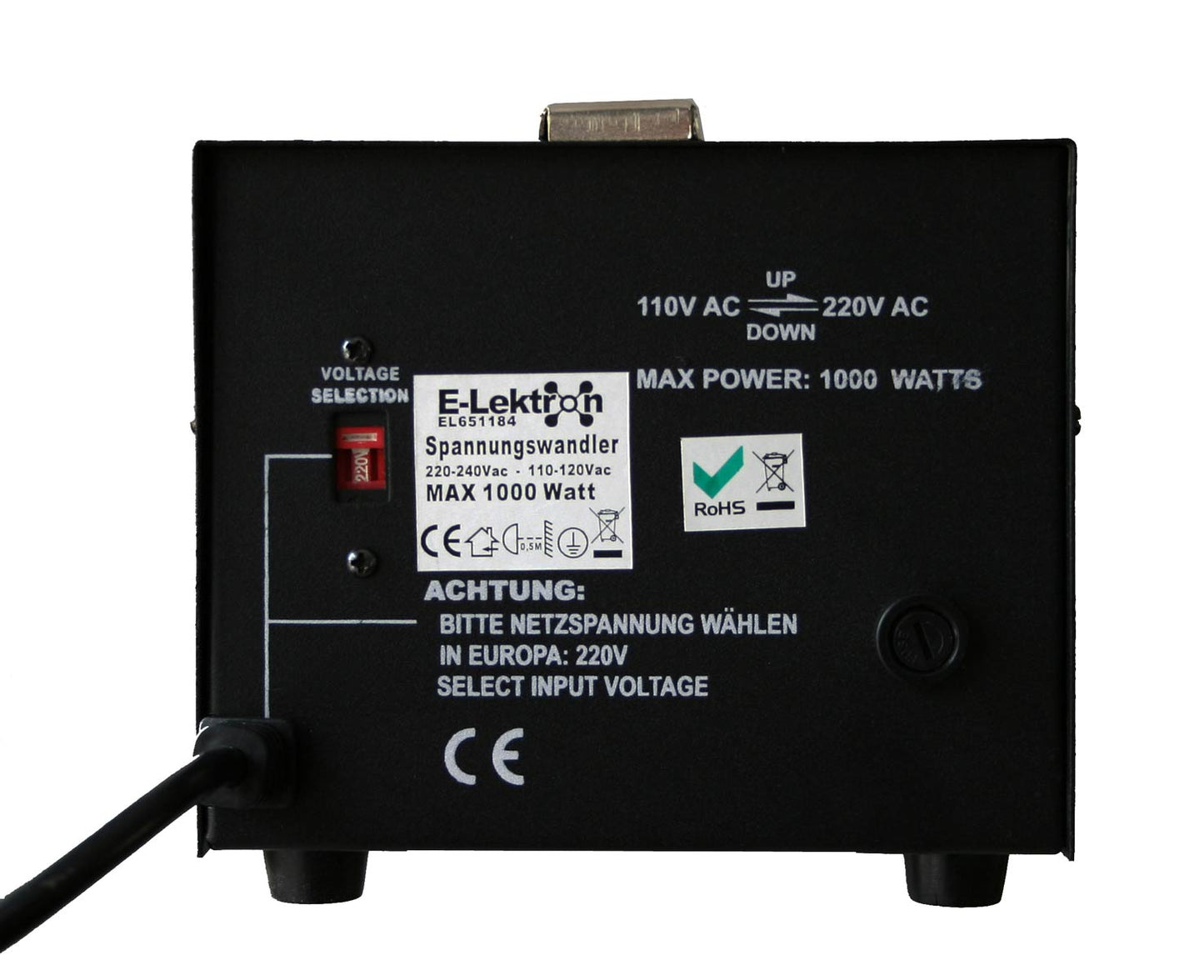 BB651184 Spannungswandler 230/110V 1000W B-WARE