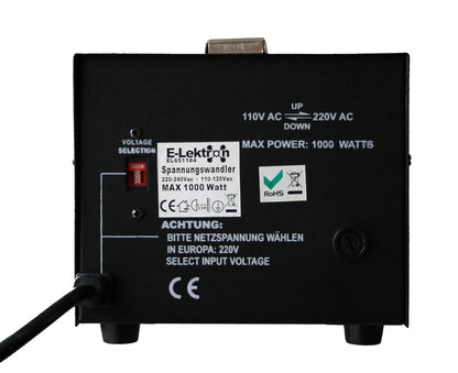 BB651184 Spannungswandler 230/110V 1000W B-WARE
