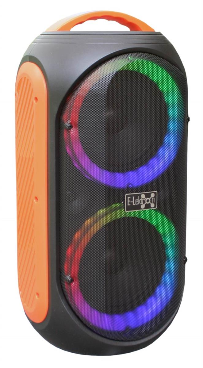 EL808214 E-Lektron EL214-P tragbare Bluetooth Partybox mit Lichtshow
