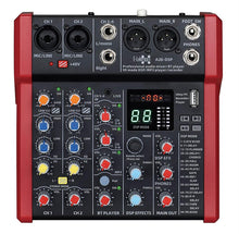 EL172632 E-Lektron A28-DSP Live Mischpult 2-Kanal + Stereo AUX/BT USB-Interface