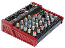 EL172635 E-Lektron A48-DSP Live Mischpult 4-Kanal + Stereo AUX/BT USB-Interface