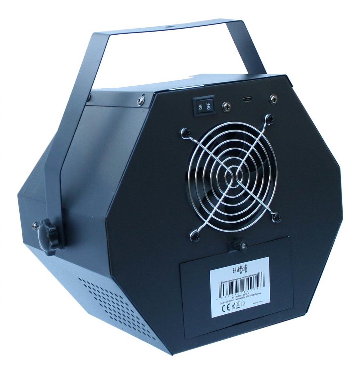 EL160661 E-Lektron B500-R Seifenblasenmaschine mit Fernbedienung