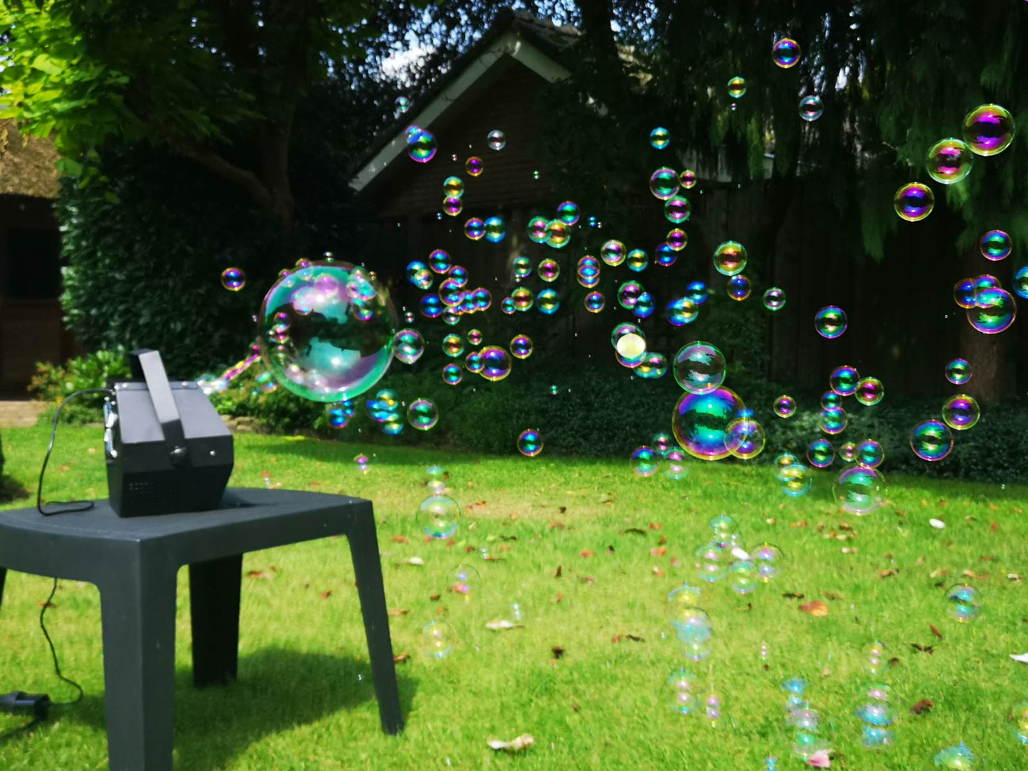 EL189066 E-Lektron B500-R Seifenblasenmaschine mit Fernbedienung inkl. 5L Fluid