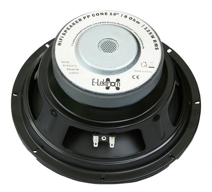 EL903213 E-Lektron CSP25 HiFi Chassis Lautsprecher 8 Ohm / 25cm / 125W