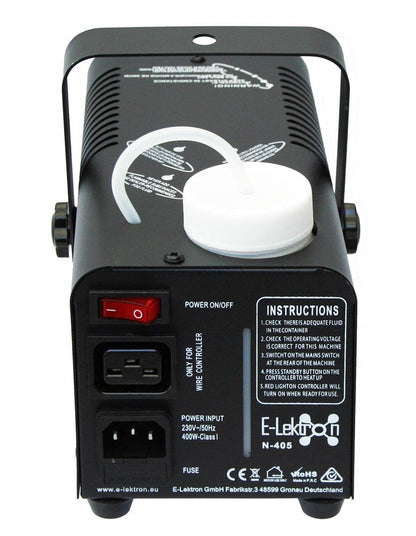 EL160434 E-Lektron N-405 Nebelmaschine 400W inkl. Nebelfluid