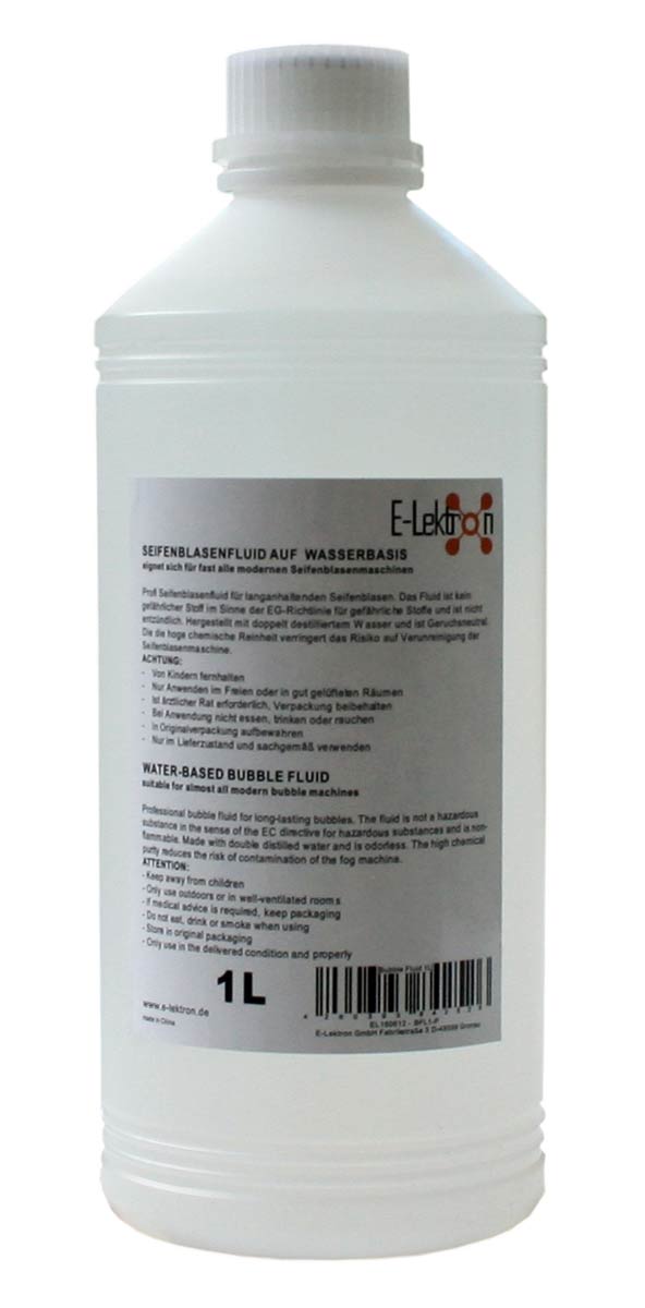 EL189072 E-Lektron B102 Seifenblasenmaschine RGB LED inkl. 1L Fluid