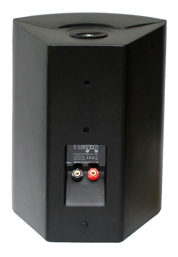 EL100024 E-Lektron EWL6.5-P Wand-Lautsprecher Satz 6.5" Schwarz