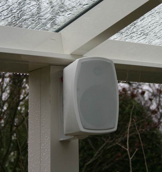 EL100181 E-Lektron EWL4P-W Lautsprechersatz 4" inkl. Wandhalter Weiß