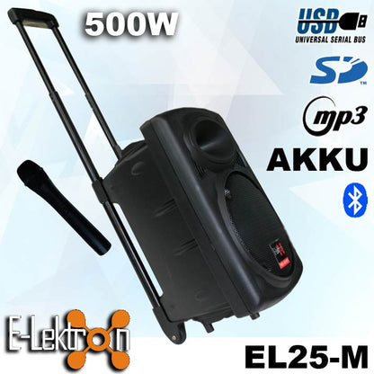EL810460 E-Lektron EL25-M mobiles DJ PA Soundsystem