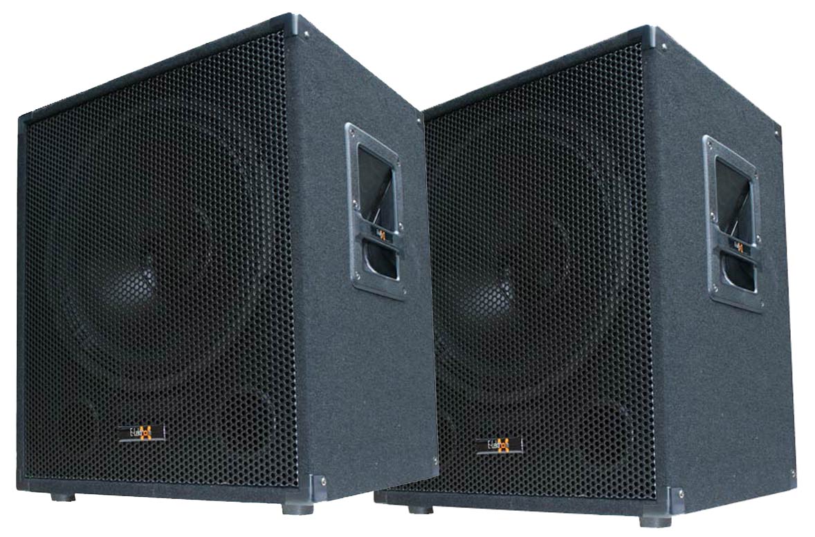 EL279750 E-Lektron SUB-P38 PA Subwoofer Paar 38cm