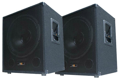 EL279750 E-Lektron SUB-P38 PA Subwoofer Paar 38cm