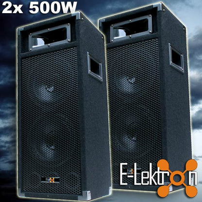 EL279746 E-Lektron PW220 DJ PA Lautsprecher Paar