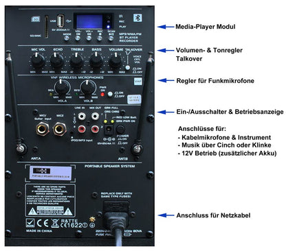 BB812660 mobiles DJ PA Soundsystem EL30-M  B-WARE