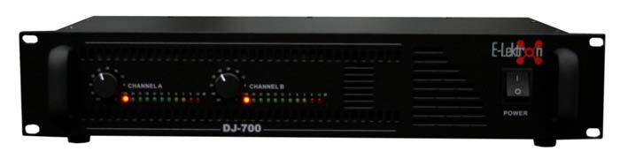 EL189755 DJ PA Anlage DJ-700 Endstufe & PW25 Lautsprecher