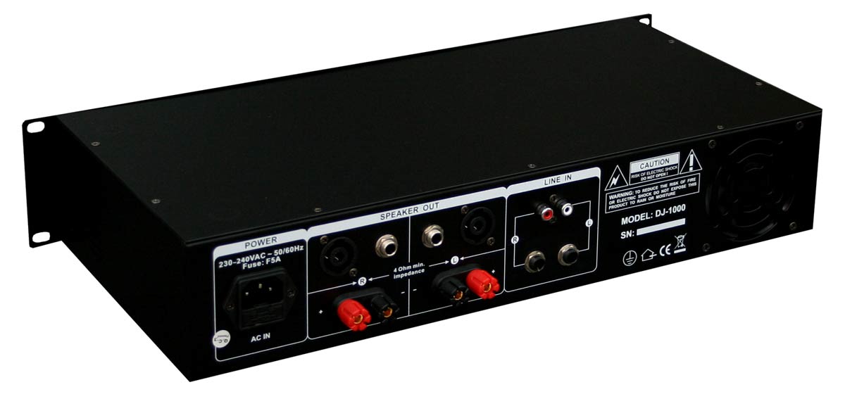 EL189768 DJ PA Anlage DJ-1000 Endstufe & PW30 Lautsprecher