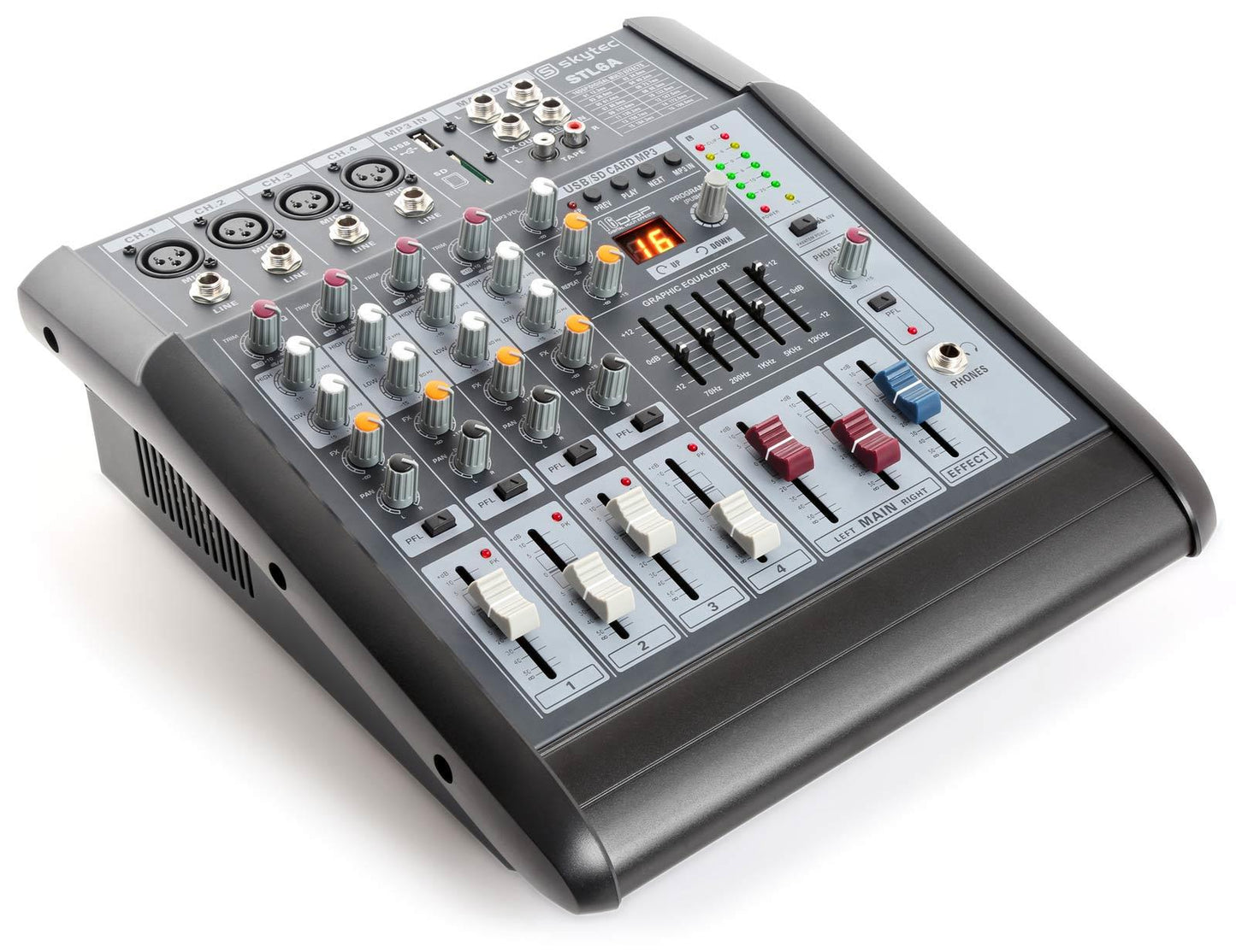 EL172572 Skytec STL6A Live PA Power Mixer