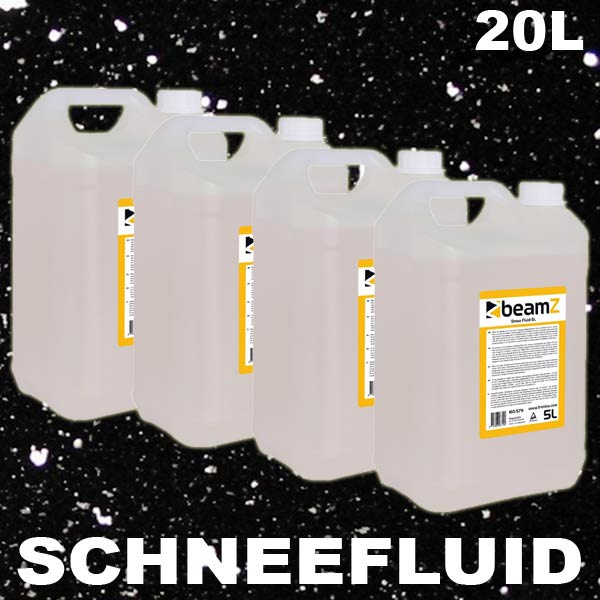 EL160589 Beamz Schneefluid 4x5L Kanister