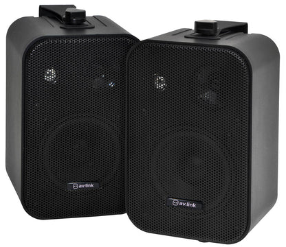 EL100005 av:link B30-B Kompakt stereo Lautsprecherpaar schwarz