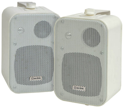 EL100006 av:link B30-W Kompakt stereo Lautsprecherpaar Weiß