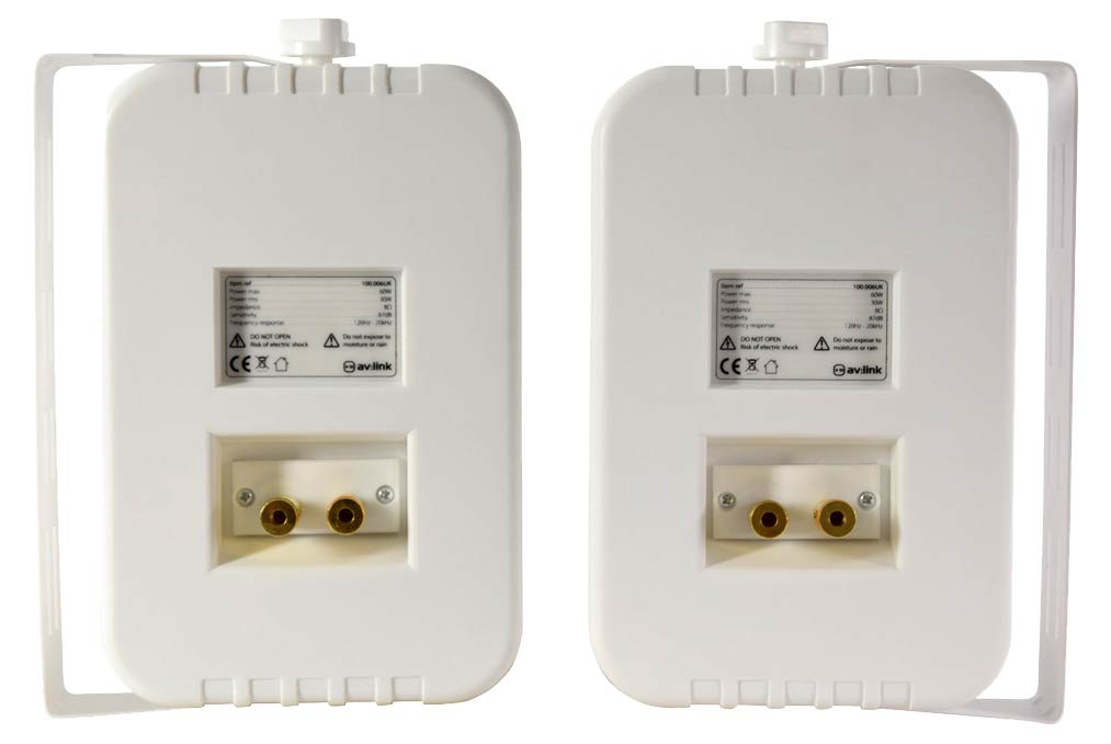 EL100006 av:link B30-W Kompakt stereo Lautsprecherpaar Weiß