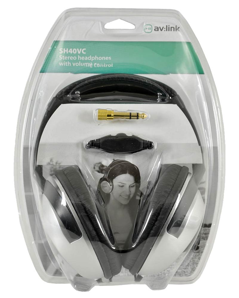 EL100625 av:link SH40VX stereo Kopfhörer mit Volumenregler