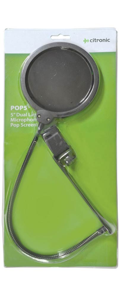 EL188004 Citronic POP5 Popschutz für Studiomikrofon Ø 125mm