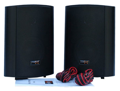 EL100190 E-Lektron EWL5P-B Wand-Lautsprecher Satz 5" Schwarz