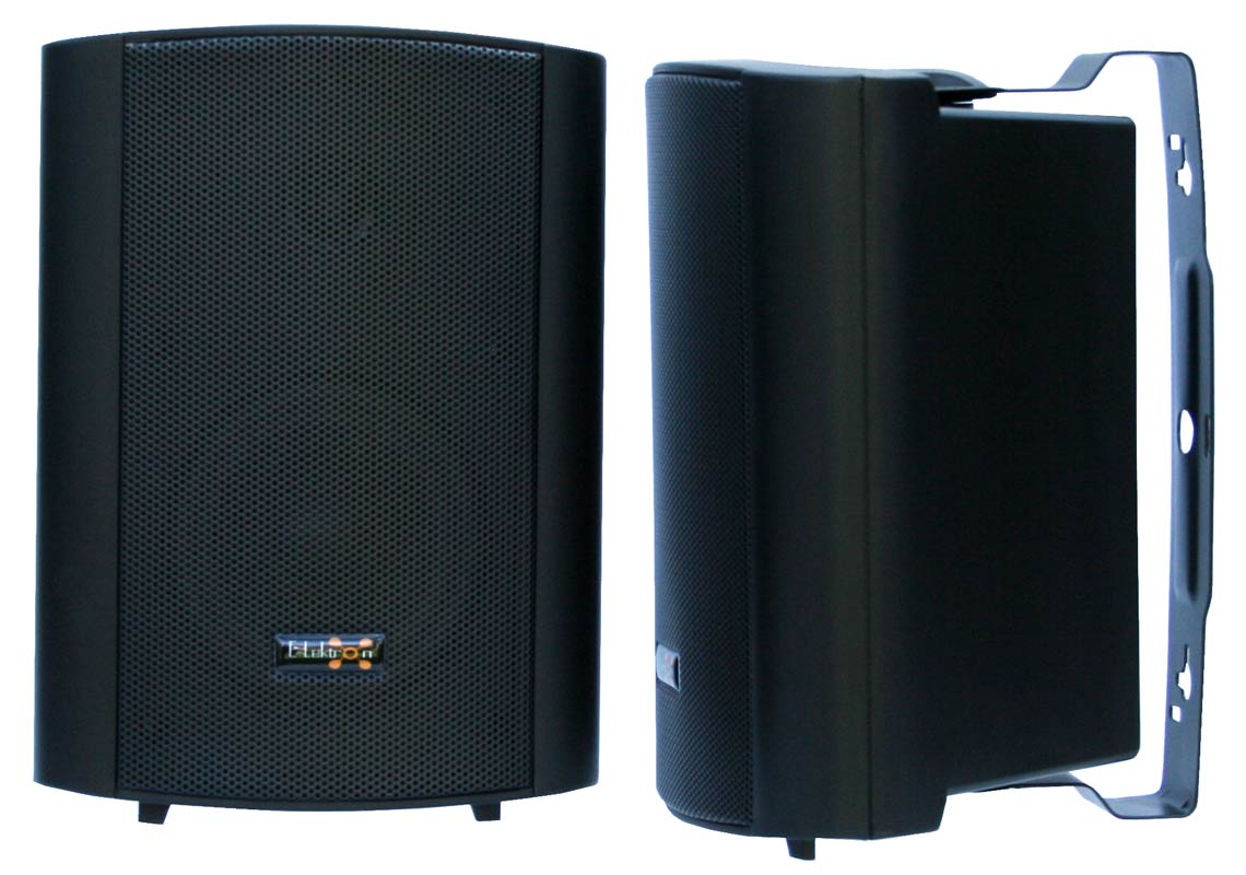 EL100190 E-Lektron EWL5P-B Wand-Lautsprecher Satz 5" Schwarz