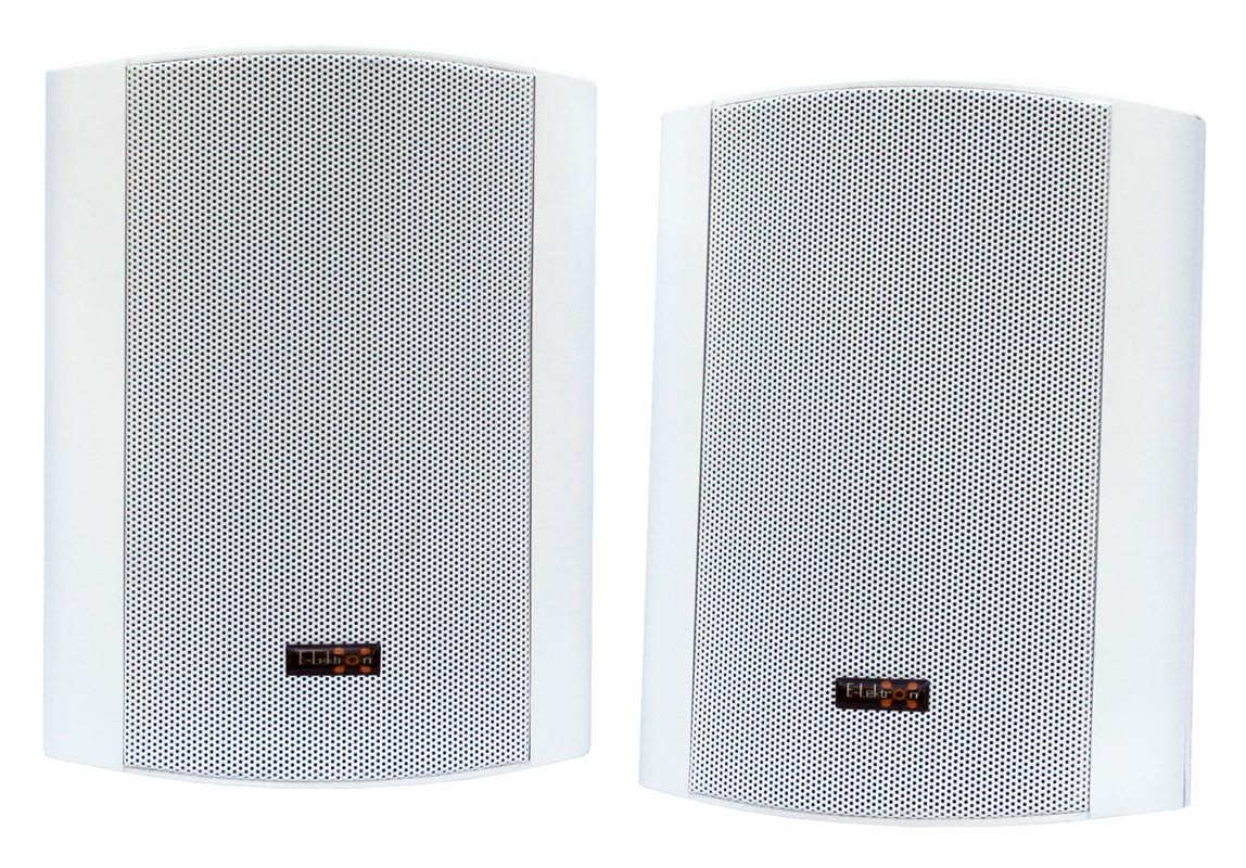 EL100187 E-Lektron EWL5P-W Wand-Lautsprecher Satz 5" Weiß