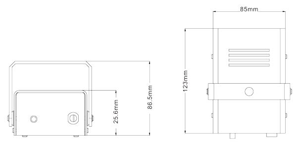EL453504 E-Lektron LS-21 LED Stroboskop Lichteffekt Satz 4 Stück