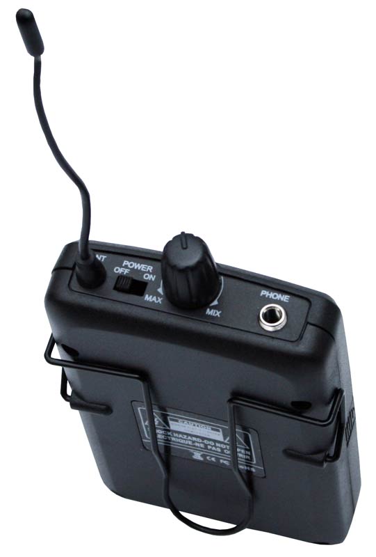 EL173778 E-Lektron IU-4011MH UHF Funkmikrofon System 2 Mikro/2 Headset