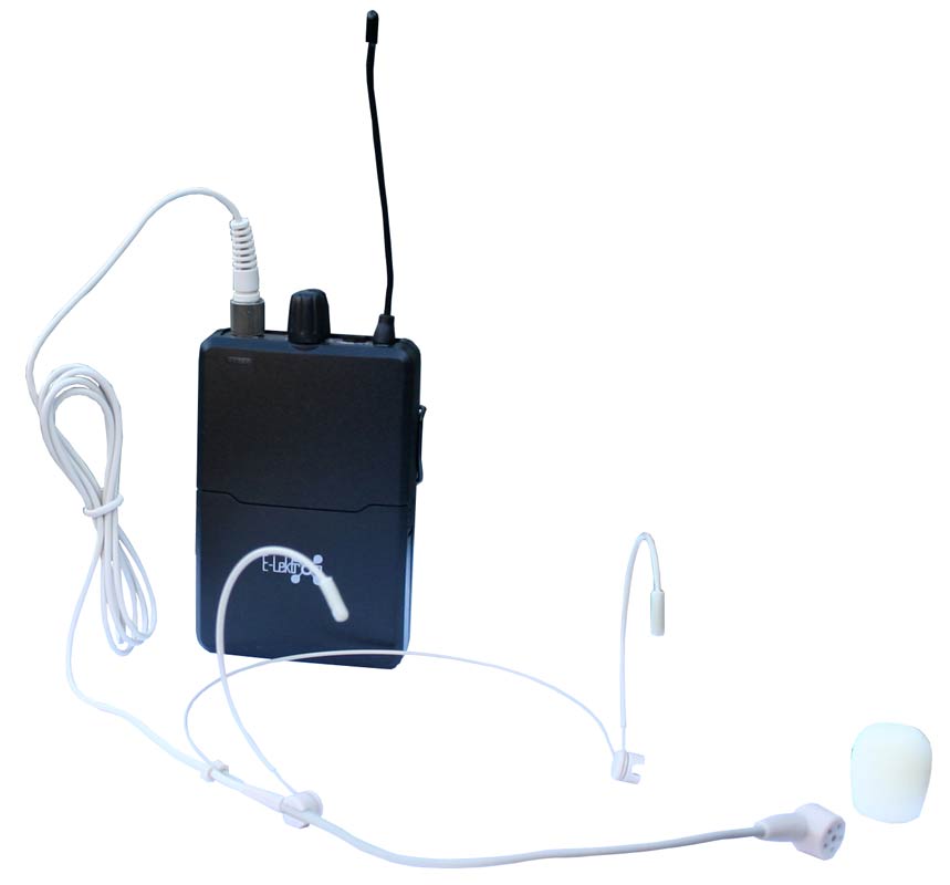 EL173769 E-Lektron IU-BP UHF Bodypack Headset/Lavalier 864.30MHz