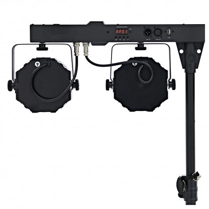 EL153516 E-Lektron Power-Bar 4-fach LED Lichteffekt inkl. Stativ