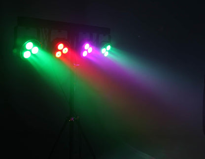 EL153516 E-Lektron Power-Bar 4-fach LED Lichteffekt inkl. Stativ
